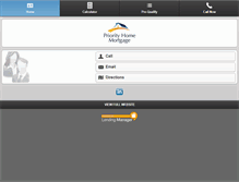Tablet Screenshot of priorityhomemtg.com